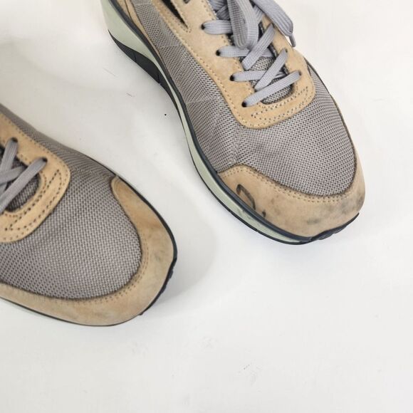 Joya Cancun Cloud Wave Sole Nubuck Leather Lace-Up Comfort Sneakers 10 - Picture 8 of 9